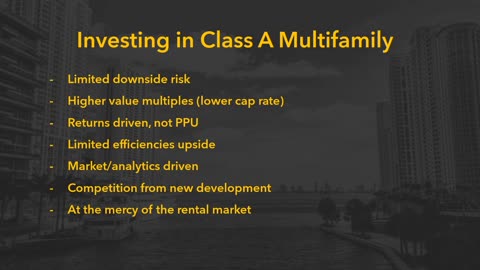 Investing in Class A Multifamily