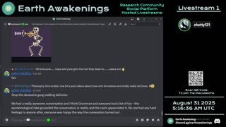 Earth Awakenings - Livestream 1 - #3386 - Live on Rumble/Youtube/X-Twitter/Twitch