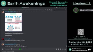 Earth Awakenings - Livestream 1 - #3395 - Live on Rumble/Youtube/X-Twitter/Twitch