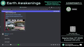 Earth Awakenings - Livestream 1 - #4003 - Live on Rumble/Youtube/X-Twitter/Twitch