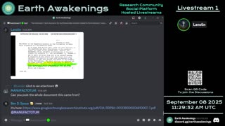 Earth Awakenings - Livestream 1 - #4006 - Live on Rumble/Youtube/X-Twitter/Twitch