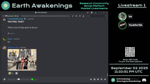 Earth Awakenings - Livestream 1 - #3392 - Live on Rumble/Youtube/X-Twitter/Twitch