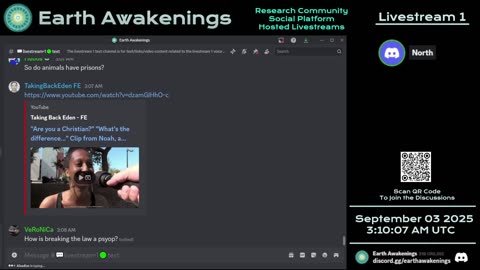 Earth Awakenings - Livestream 1 - #3392 - Live on Rumble/Youtube/X-Twitter/Twitch