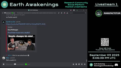 Earth Awakenings - Livestream 1 - #3395 - Live on Rumble/Youtube/X-Twitter/Twitch