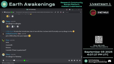 Earth Awakenings - Livestream 1 - #3395 - Live on Rumble/Youtube/X-Twitter/Twitch