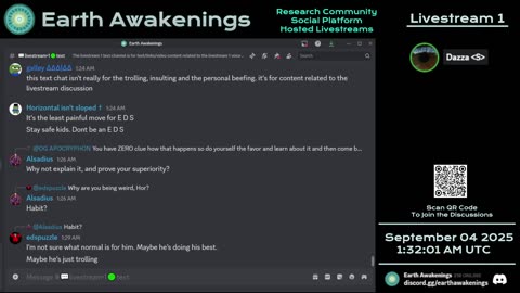 Earth Awakenings - Livestream 1 - #3395 - Live on Rumble/Youtube/X-Twitter/Twitch