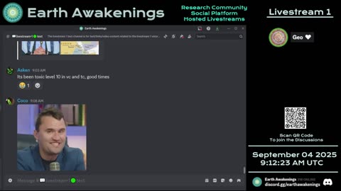 Earth Awakenings - Livestream 1 - #3395 - Live on Rumble/Youtube/X-Twitter/Twitch
