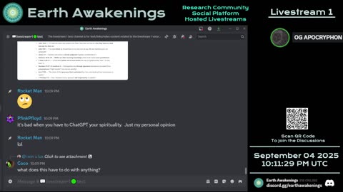 Earth Awakenings - Livestream 1 - #3397 - Live on Rumble/Youtube/X-Twitter/Twitch