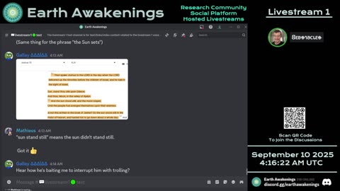 Earth Awakenings - Livestream 1 - #4007 - Live on Rumble/Youtube/X-Twitter/Twitch