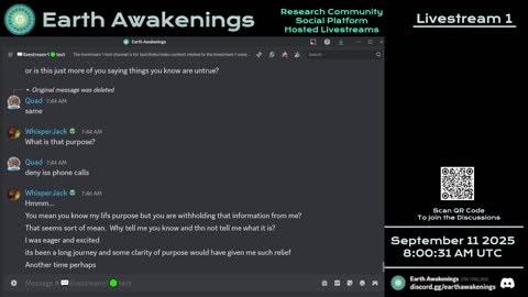 Earth Awakenings - Livestream 1 - #4011 - Live on Rumble/Youtube/X-Twitter/Twitch