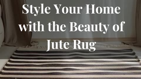 Explore the Versatile Jute Rug by GetMyRugs for Everyday U.S. Living