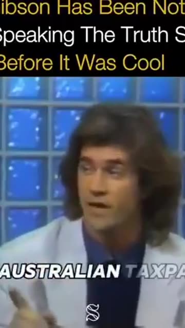 Mel Gibson on the EVIL Foreign Aid