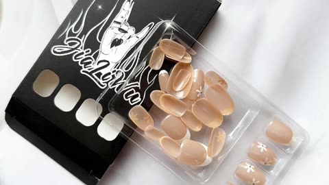 💅 Coffin Press-On Nails – Yellow Bee & Flower Design 🌼🐝
