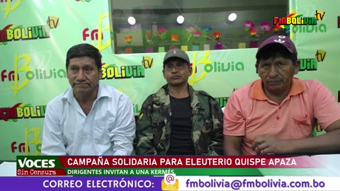 CAMPAÑA SOLIDARIA PARA ELEUTERIO QUISPE APAZA