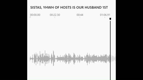 YHWH FEARING SISTAHS, KING YHWH IS OUR HUSBAND FIRST!!!! ***EXODUS 20:3***