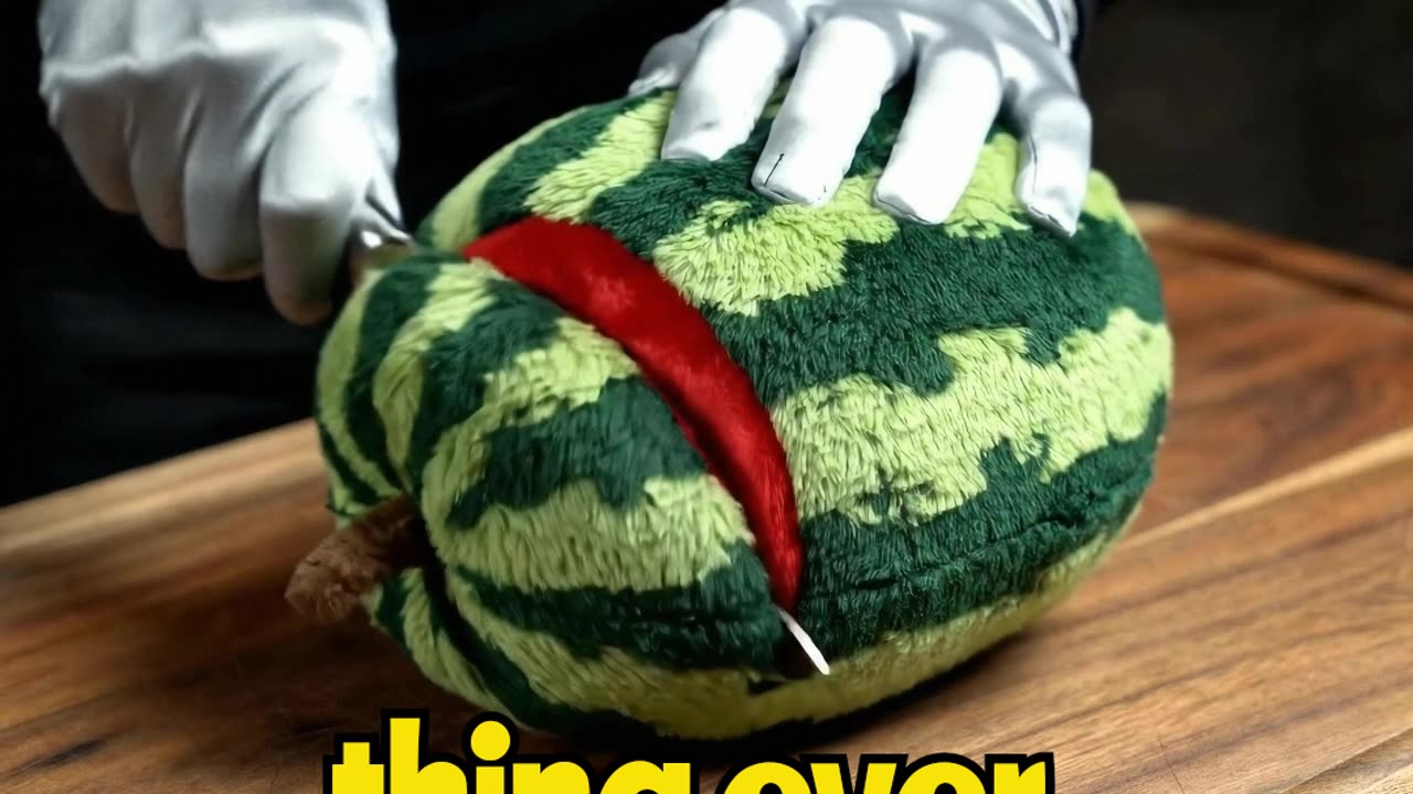 Cutting Plushy Fruits 🍓✂️ So Soft and Satisfying!