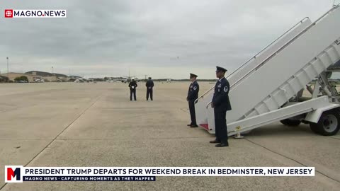 🇺🇸 President Donald Trump Departs for Weekend Break at Bedminster Golf Club [LIVE]