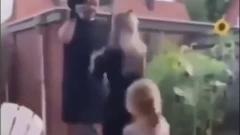 Boxing Lesson Ends in Surprise Low Blow!