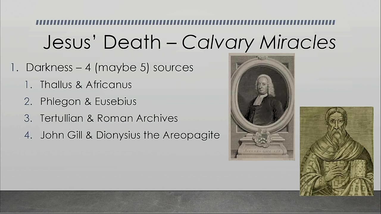 Sunday School - The Uniqueness of Jesus' Death