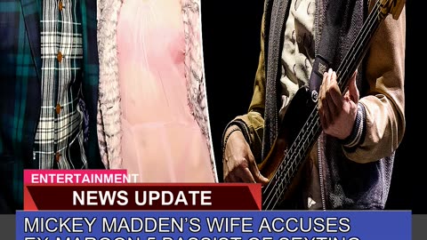 Mickey Maddens Wife Accuses Exmaroon Bassist O