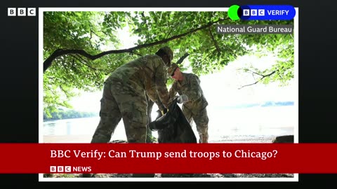 Can Trump send National Guard troops to Chicago? | BBC News