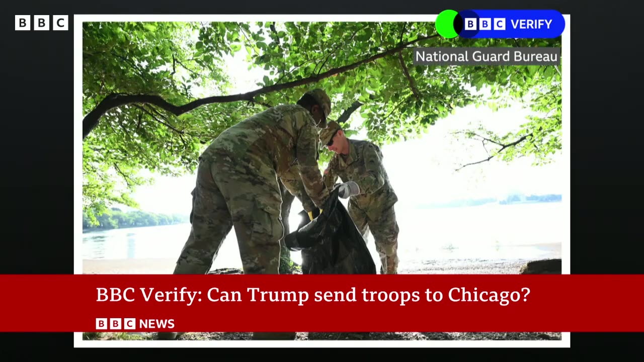 Can Trump send National Guard troops to Chicago? | BBC News