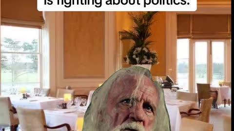 Unc can't control himself at the dinner table