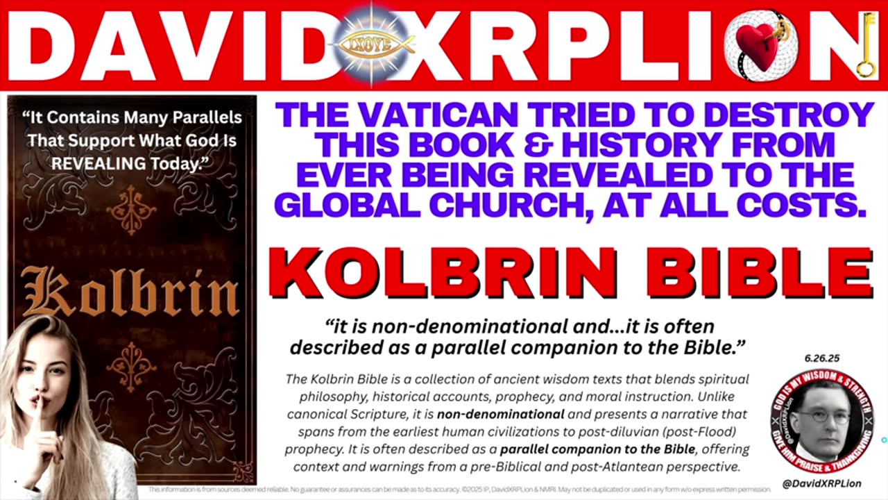 David XRPLion: The VATICAN TRIED TO DESTROY THIS BIBLE FIND OUT WHY! Must Watch Trump News