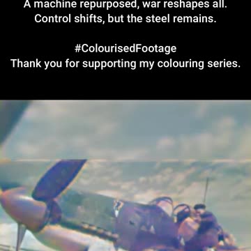 New Colors Captured Aircraft Repainted 1942 #ColourisedHistory