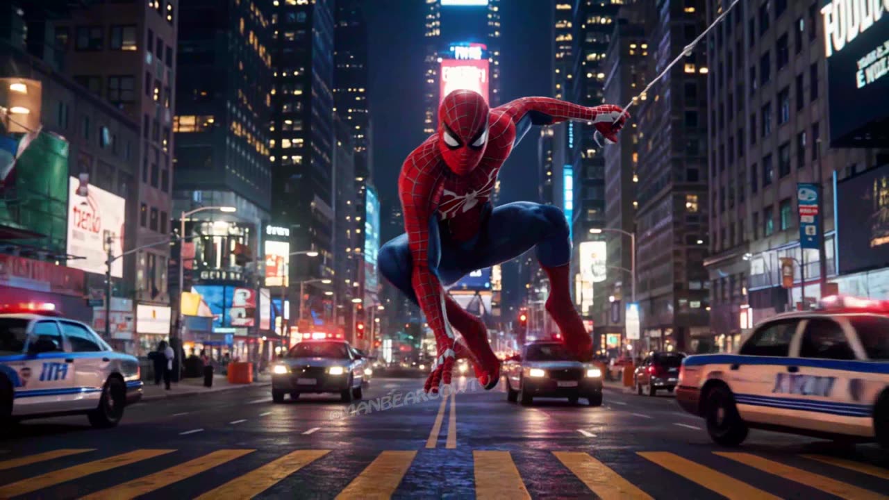 BAD SPIDER MAN POLICE CHASE | WITH GREAT POWER COMES GREAT RESPONSIBILITY MEME