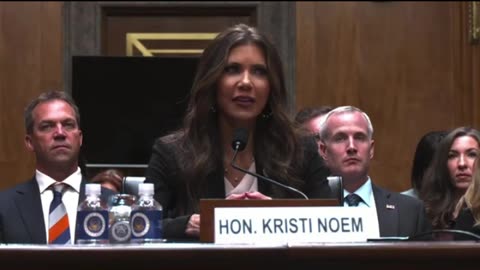 Kristi Noem defends prosecution of 'lawless' Democratic rep over Newark ICE incident