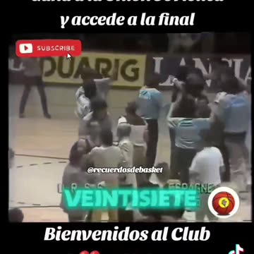 España gana a la Unión Soviética y accede a la final