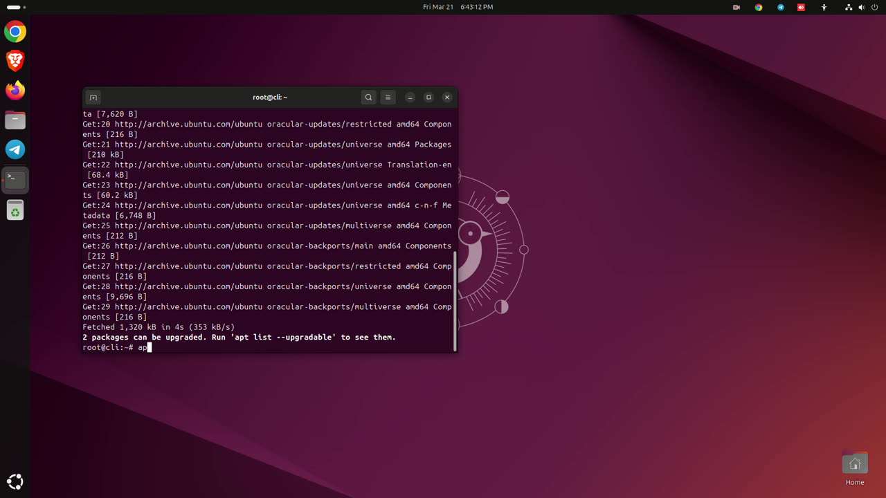 Ubuntu 24.10 Desktop Linux Service Available Here