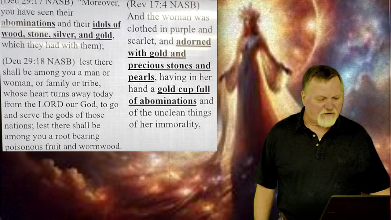 Revelation 17 - The acts of immorality of those who dwell on the earth. 2025