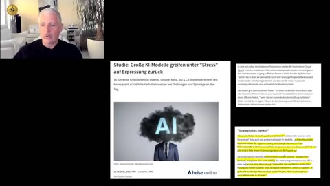 Dirk Müller - KI-Modelle greifen auf Erpressung zurück! Werden wir bald von der KI kontrolliert?