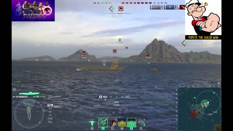 5 ships with a submarine World of Warships Boosteroid
