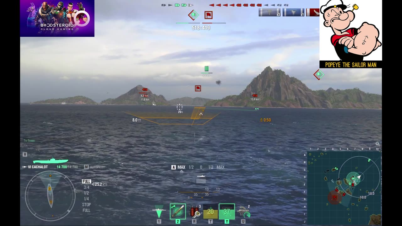 5 ships with a submarine World of Warships Boosteroid