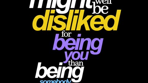 Being disliked is a fixed cost RA Talks