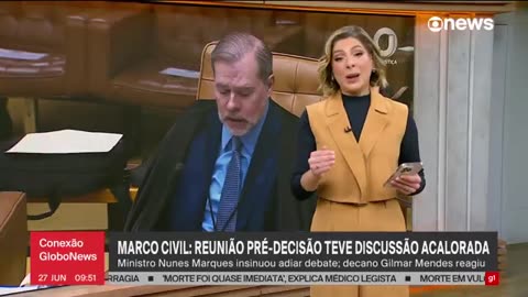 PODE RIR: Daniela Lima fala demais, queima Gilmar Mendes e coloca ele na mira dos