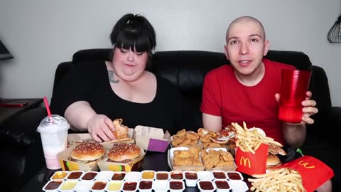 Extreme McDonald''s Feast with Hungry Fat Chick • MUKBANG_part8