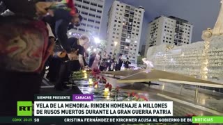 Homenaje en Venezuela a víctimas de la Gran Guerra Patria