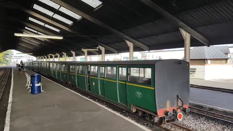 Steam Train Departs New Romney Station For Hythe 2019