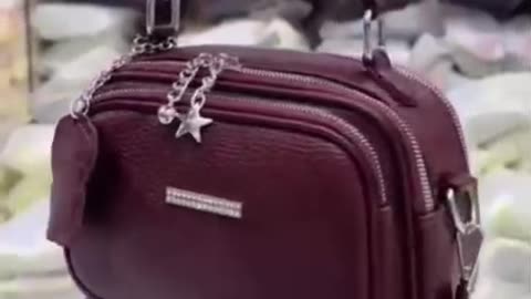 Coffee Brown Crossbody Bag