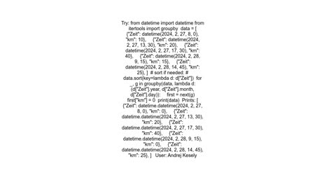 How can I find the first time of each day in a list of dicts containing timestamps