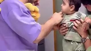 Viral: short video # viral trending video # dr by injection with child so cute b