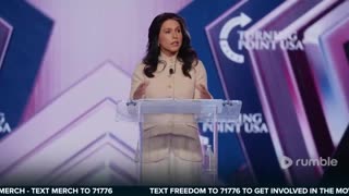 Director Tulsi Gabbard at AmFest 2025