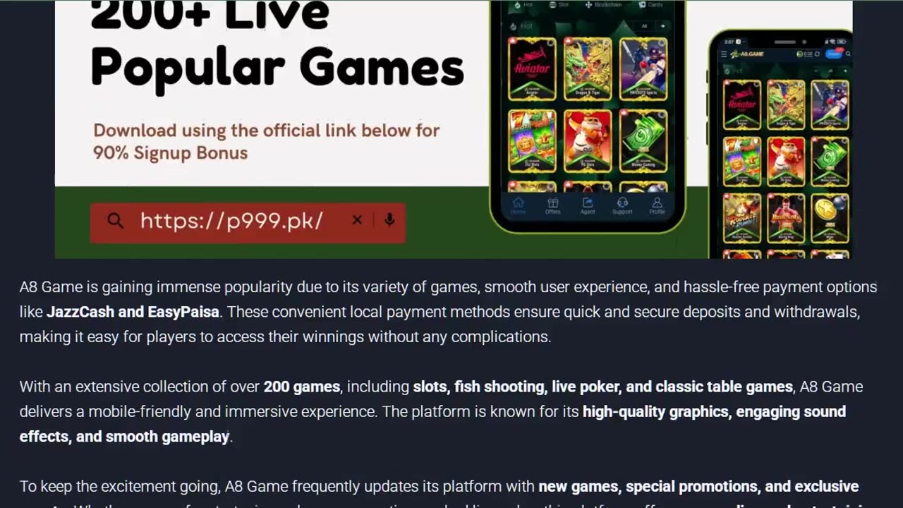 A8 Game