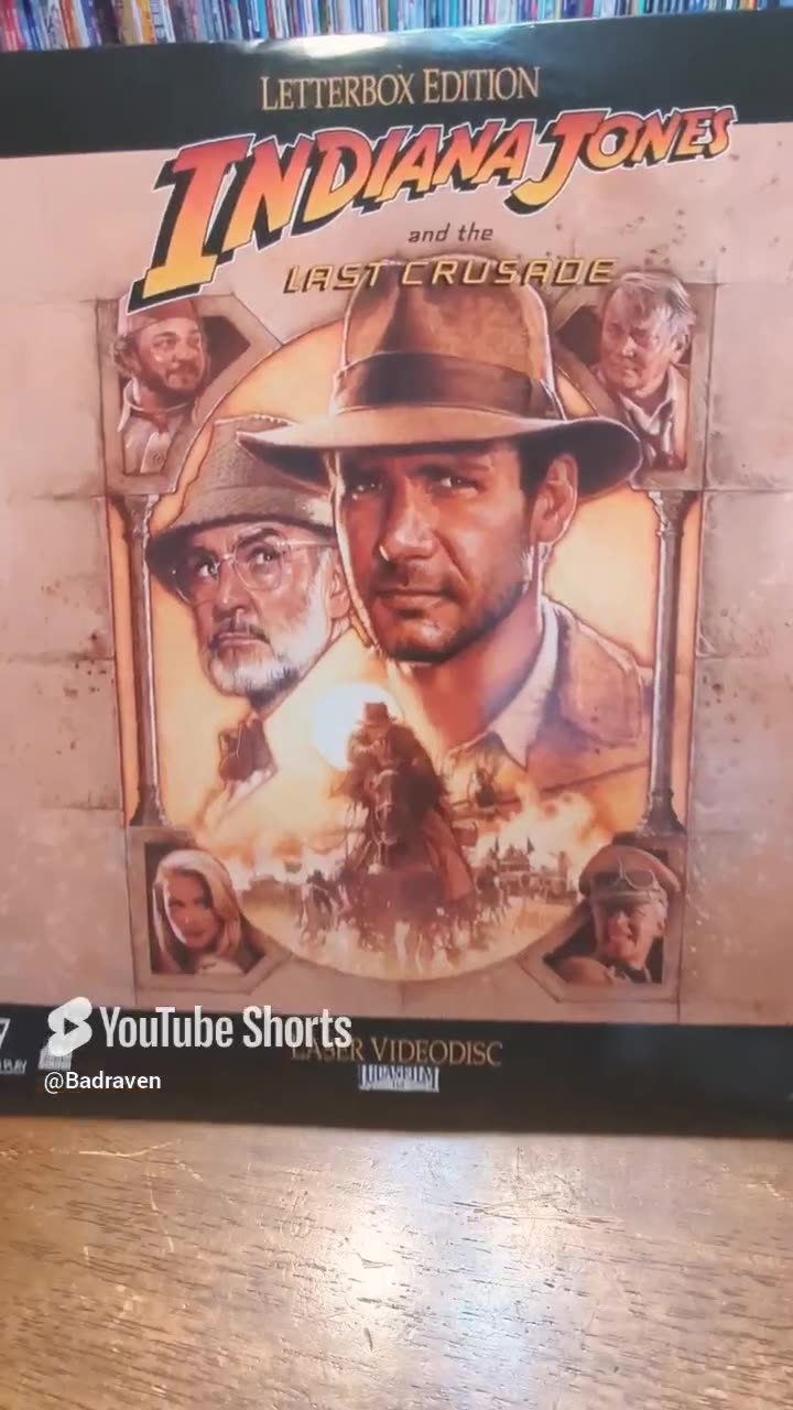 Indiana Jones and the Last Crusade Laserdisc Reveal