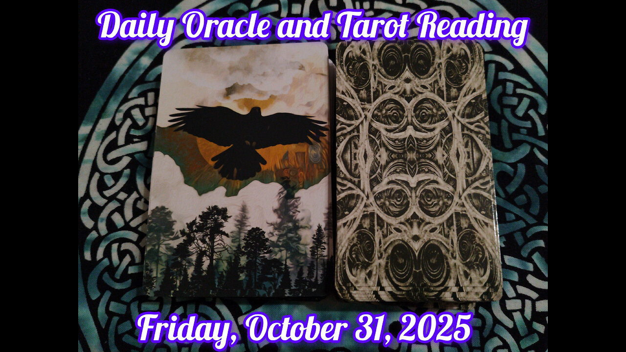 Daily Oracle and Tarot Reading: Friday, October 31, 2025