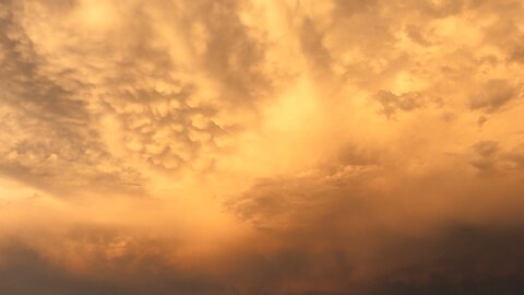 Stormclouds Departing at Sunset - August 18, 2025